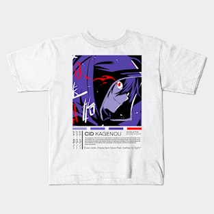 Cid Kagenou The Eminence in Shadow | Anime Polaroid Kids T-Shirt